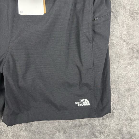 North Face Shorts Mens XL TNF Black Class V Belted Trunks Nylon Hybrid Flash Dry - Picture 6 of 9